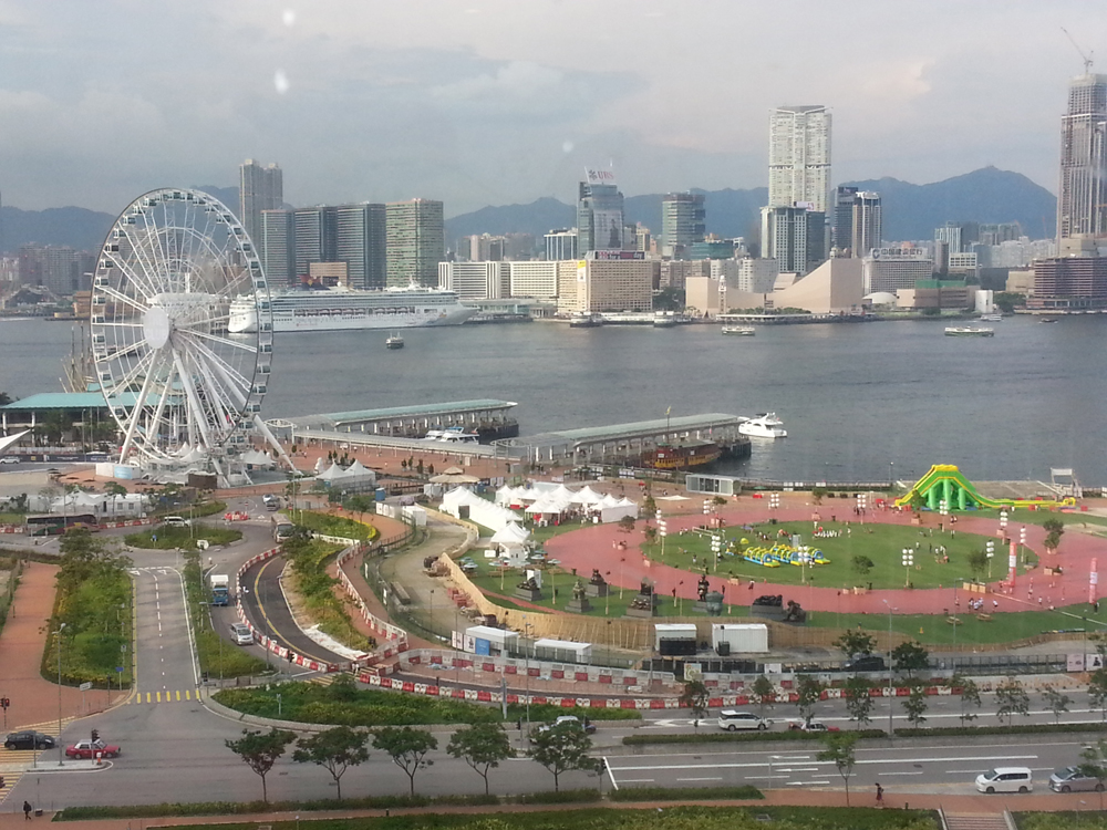 As infrastructural works are underway, the Central Harbourfront area has been allocated for the Observation Wheel and public events that are well-received by the public.
