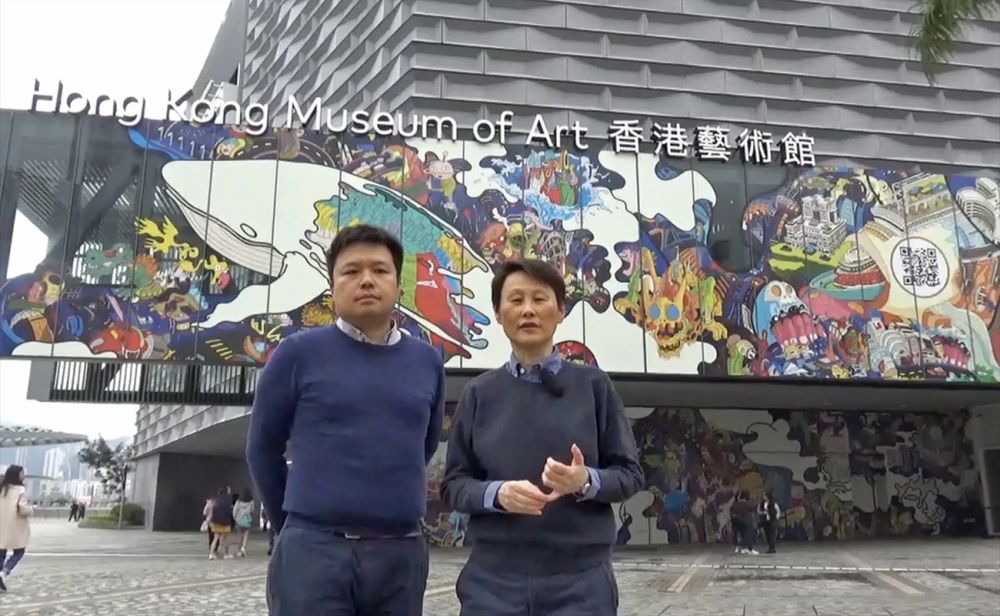 In order to make the Hong Kong Museum of Art (HKMoA) more distinguished, the Architectural Services Department (ArchSD) launched a renovation project in 2012, which took seven-odd years from design to completion. Senior Architect of the ArchSD Miss FUNG Wai-min, Vivien (right) and Architect of the ArchSD Mr LAU Wai-kin, Tony (left) have taken an active part in the renovation project of the museum.
