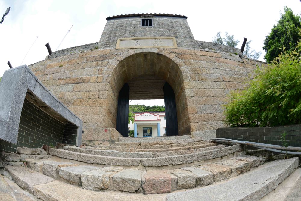 There are many historical relics and monuments along the Tung O Ancient Trail, including the pictured Tung Chung Fort, a declared monument.