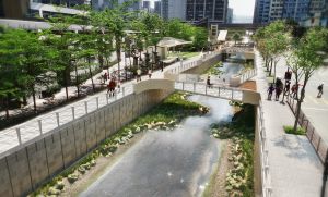 Pictured is an artist’s impression of the Tsui Ping River upon completion of the works.
