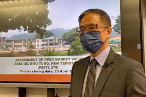 Mr Tony MOYUNG, Deputy Director of the LandsD, says after tender closing, all conforming tenders will be submitted to the Central Tender Board for consideration. If more than one bid is up to or above the reserved price, the site will be awarded to the highest bidder as soon as possible.