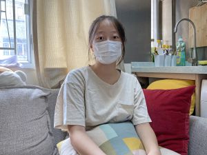 Miss YIM, an SDU tenant in Shum Shui Po, says that her water expenses have been reduced following the installation of a separate WSD water meter.