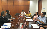 The Secretary for Development, Mr Paul Chan (first left), today (November 1) continued his visit to Xiamen. He is pictured meeting with the Deputy Director-General of the Xiamen Municipal Development and Reform Commission, Mr Zheng Chunchun (first right), to exchange views and experience on the development of both places.