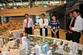 林鄭月娥參觀位於巿區重建局大樓的新加坡城巿展覽館。
