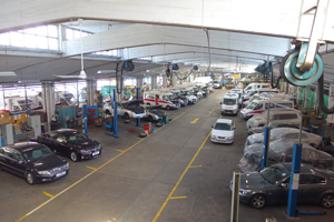 The golden brand of the Caroline Hill vehicle workshops is well known to the community.