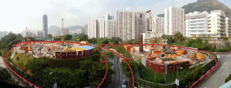 Sites of a relatively larger size, adjacent to transport infrastructure with sufficient provision of ancillary facilities, and are considered suitable for high-density development, are usually more appropriate for public housing development, such as the two sites in Sam Choi area in Kwun Tong.