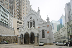 The Hong Kong Catholic Cathedral of The Immaculate Conception on Caine Road, Central