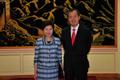 林鄭月娥禮節性拜訪中國駐法國大使孔泉。