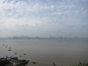 平台位置坐擁無敵景觀，可俯視流浮山鄉村區及整個深圳灣。