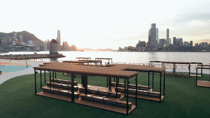 「東岸公園主題區(第一期)」將於周六(九月二十五日)正式開放。主題區設有草地、座椅、遮陽設施等,供市民享用。