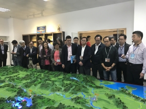 LegCo members listen attentively to the briefing by Mainland officials on DJ water supplied to Hong Kong.