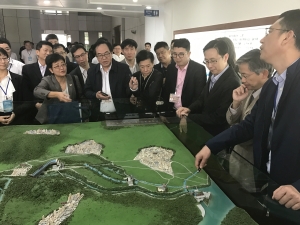 LegCo members are briefed by Mainland officials on the Dongjiang-Shenzhen Water Supply Scheme.