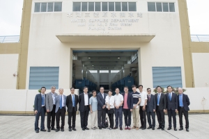 After the duty visit to Dongjiang (DJ), the Development Bureau and the Water Supplies Department (WSD) arranged another visit for LegCo Members to the Muk Wu Pumping Station in Hong Kong.