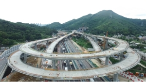 Connecting road between the LT/HYW BCP and Fanling Highway interchange