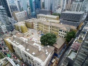 Tai Kwun will in future provide the public with a quality cultural space blending elements of built heritage, contemporary art and leisure. 