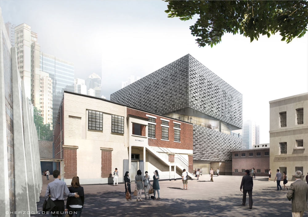 Artist’s impression of the outdoor venue of the gallery and the compound.