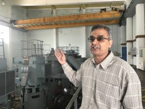 Electric pumps of the Sha Tin Water Treatment Works pump treated water to the service reservoirs for distribution to the households, including those in Kowloon and Hong Kong Island.