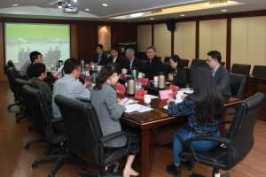 The CEDD colleagues exchange views with the responsible persons of the State Key Laboratory of Geohazard Prevention and Geoenvironment Protection in Chengdu of the Ministry of Water Resources of the Chinese Academy of Sciences.
