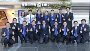 Pictured are the SDEV, Mr Michael WONG (front row, centre), the Director of Electrical and Mechanical Services, Mr Alfred SIT (front row, fourth left), and departmental colleagues.