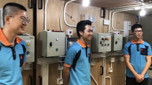 Three trainees are all practising very hard to get the chance to compete in the Electrical Installations category of the WorldSkills Competition this year.