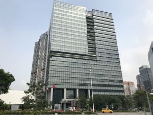 The TI Tower is the first government office building completed in the KTD with its overall design aimed for energy conservation and higher greening ratio.