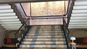 Among the original architectural features that have been preserved are the granite staircases in the concourse, Courtroom No. 1 and the detention cell, etc.