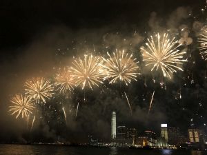 Visual effects of aerial shells