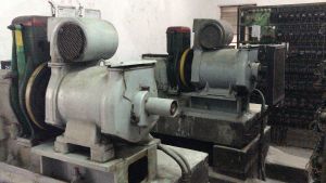 Pictured are the facilities inside the machine room of the lifts.