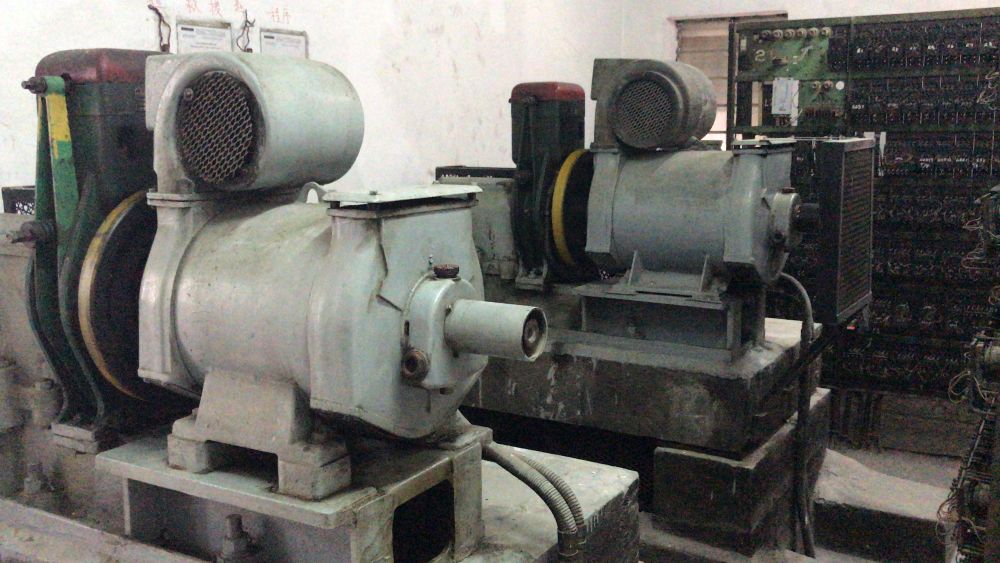 Pictured are the facilities inside the machine room of the lifts.