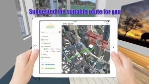 Production of 3D pedestrian and road network is already underway and is expected to complete by early 2020. By that time, it will be able to help us find the optimal routes between destinations by not only providing navigation for motor vehicles but also for pedestrians.