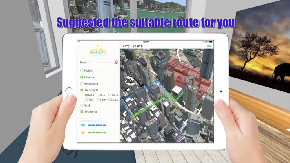 Production of 3D pedestrian and road network is already underway and is expected to complete by early 2020. By that time, it will be able to help us find the optimal routes between destinations by not only providing navigation for motor vehicles but also for pedestrians.