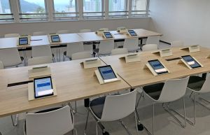 The centre has formulated a number of new measures this year, including the enhancement of trade testing procedures and active promotion of electronic systems.  The pictured centralised timing systems and electronic written test systems are two examples.