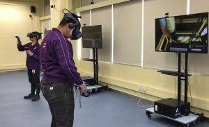 VR technology helps trainees to learn how to inspect and repair lifts.