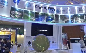 About 40 exhibitors took part in the exhibition held during the conference to showcase the latest products, technologies and solutions to water supply, flood prevention and sewage treatment available worldwide.