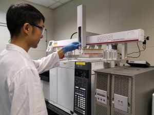 A laboratory colleague is conducting a test on water samples collected from reservoirs.