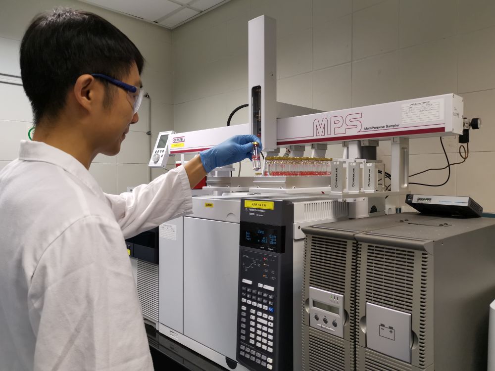 A laboratory colleague is conducting a test on water samples collected from reservoirs.