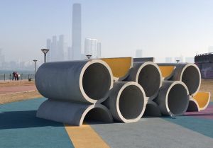 “Tunnel Mazes” at Fung Mat Street Harbourfront Area in Sai Ying Pun, which is open earlier this year.