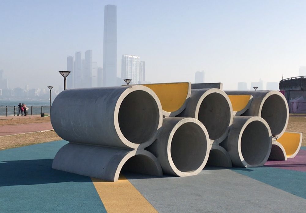 “Tunnel Mazes” at Fung Mat Street Harbourfront Area in Sai Ying Pun, which is open earlier this year.