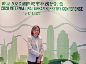 The Head of Greening and Landscape Office of the Development Bureau, Ms Vina WONG, says that urban forestry is not just about tree planting, but it covers a wide range of issues. The conference is expected to broaden the horizons for the industry.