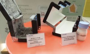 On the left of the picture is a very dusty air duct without nano-coating, while on the right is one with nano-coating which effectively guards it from dust and micro-organisms.