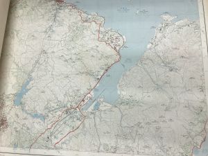 A map of Shatin area published in 1974
