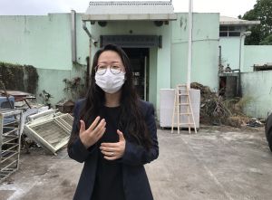 Ms YAU Ka-man, Officer-in-charge of the Kam Kwong Integrated Community Service Center, says the funding scheme provides NGOs with funds to restore vacant government sites, and offers technical advice and support on restoration works to facilitate smooth completion of the works.