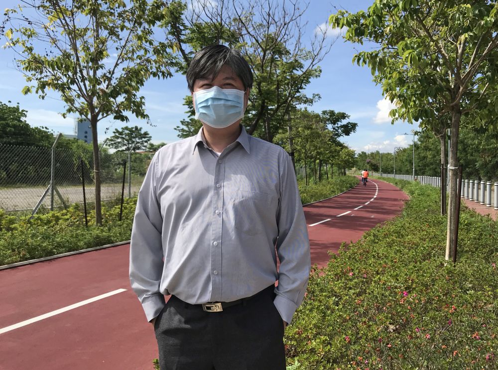 Senior Engineer of the Civil Engineering and Development Department (CEDD), Mr CHU Wai-lun, Thomas, says the Government has been committed to developing a comprehensive cycle track network in the New Territories (NT) to provide a cycle track connecting the east and west of the NT for leisure and recreational purposes in order to improve people’s quality of living.