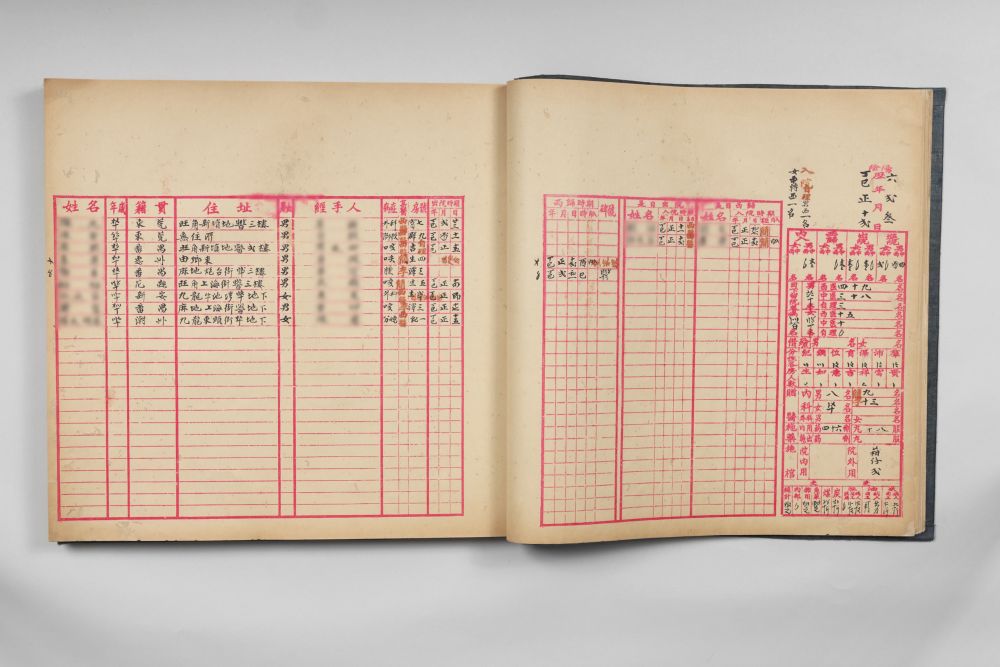 Exhibits such as Kwong Wah Hospital admission records, the glass milk bottle printed with the characters “東華三院 (the TWGHs)” and the rental tariff timber of Tung Wah Coffin Home are important materials for studying the early medical and social development of Hong Kong. 