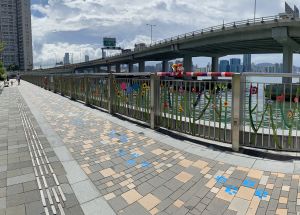 Pictured is part of the promenade along the North Point Pier.