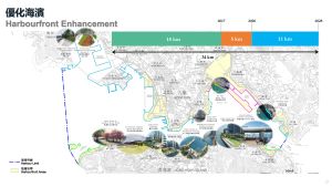Pictured are the 13 harbourfront enhancement projects.