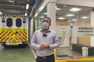 Regional Manager (Vehicle) of the EMSD, Mr CHU Yee-kong, says the EMSD will carry out deep cleaning and disinfection for the air-conditioning systems of ambulances in accordance with the requests and guidelines of the Fire Services Department during the epidemic.