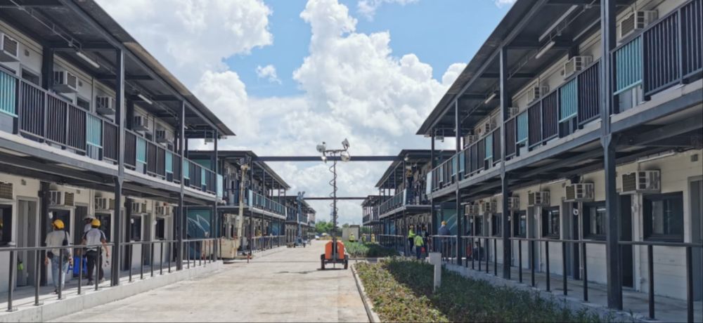 Completed in mid-September, the quarantine camps at Penny’s Bay Phase 2 provide 700 quarantine units and other ancillary facilities such as the medical and command posts.