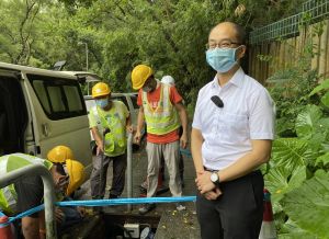 According to Engineer (Water Loss Management) of the WSD, Mr LIU Kai-chun, the implementation of WIN can help the WSD to prioritise District Metering Areas (DMAs) for follow-up actions according to the degree of water loss, and enable the department to formulate effective network management measures to maintain the healthiness of the water distribution network. 