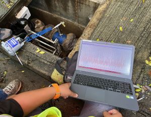 The water flow and pressure data as well as other data collected by the WIN is analysed for monitoring of water loss of the water distribution network.